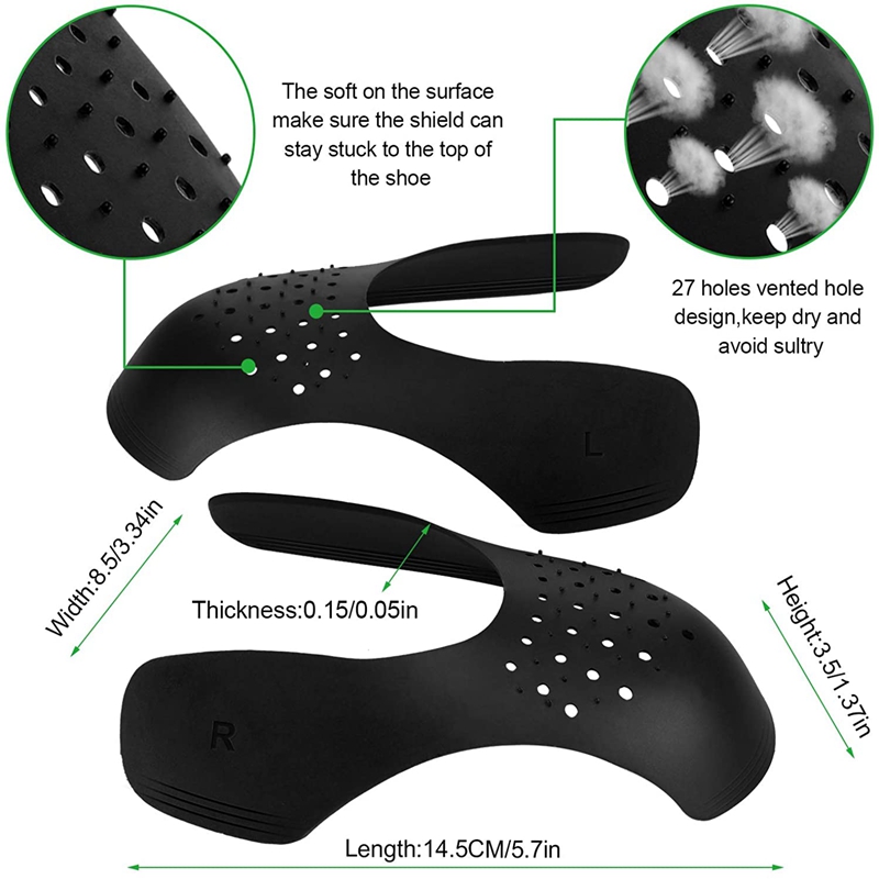 4 шт., сгибающиеся защитные го – обзор и цена Crease Protector Toe